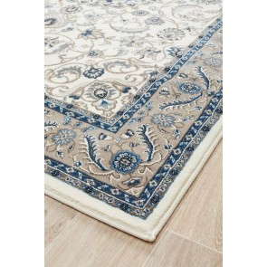 Sydney 9 White Beige Runner By Rug Culture