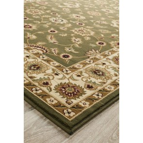 Sydney 1 Green Ivory by Rug Culture