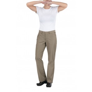 Womens Professional Lite Taupe Chef Pants by Chef Works