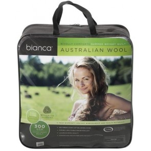 Bianca Woolly Comforts 300GSM Summer Weight Quilt