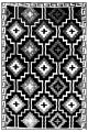 Lhasa Black & Cream Outdoor Rug by FAB Rugs