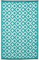 Marina Sea Green Outdoor Rug by FAB Rugs