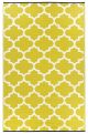 Tangier Celery and White Plastic Outdoor Rug by FAB Rugs