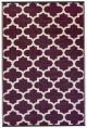 Tangier Plum and White Outdoor Rug by FAB Rugs