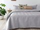 Bambury Silver Herringbone Embossed Coverlet Set