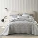 Laurent Silver Bedspread Set By Bianca