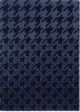 Houndstooth Dark Blue 162808 Rug by Ted Baker 