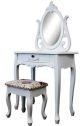 Living Good Dressing Table with Mirror & Stool 04