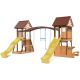 Lifespan Kids Armadale Play Centre Set with 2 x 2.2m Yellow Slides