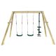 Lifespan Kids Forde 3-Station Timber Swing Set